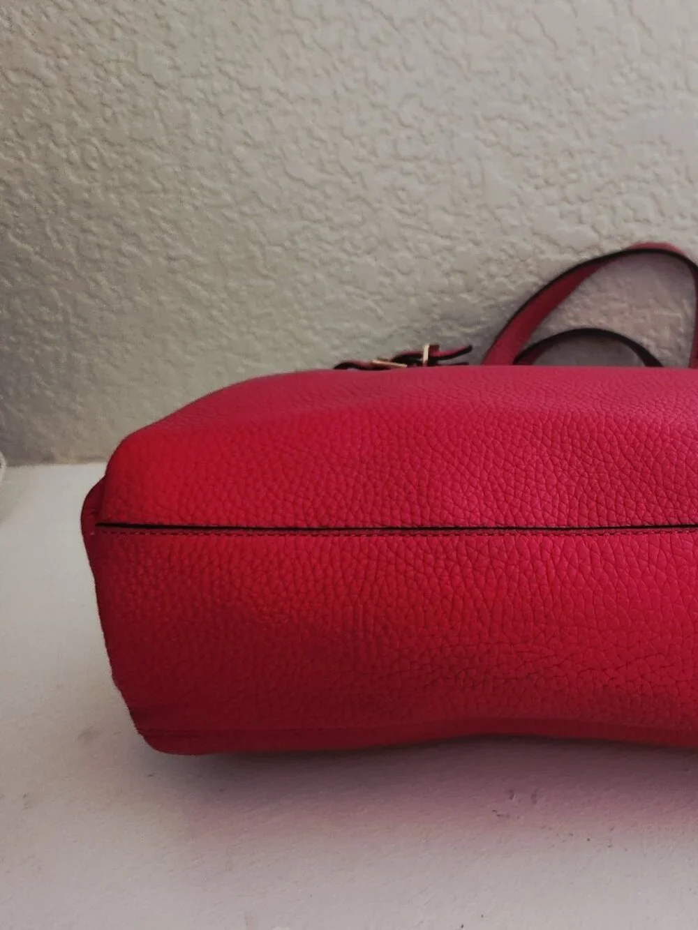 Euc Kate Spade NY Dark Pink Leather Shoulder Bag Purse
